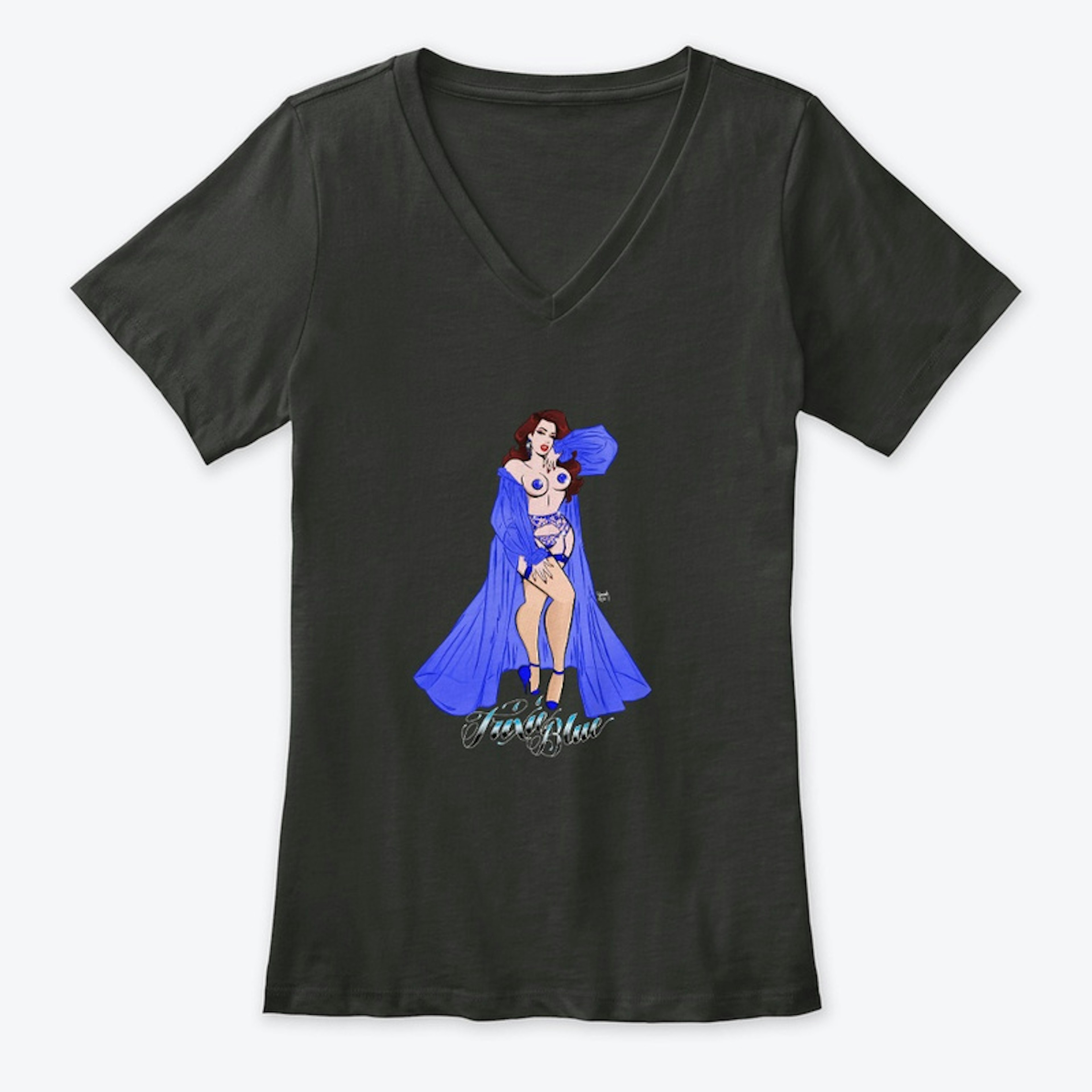 Official Trixie Blue V Neck - Gown
