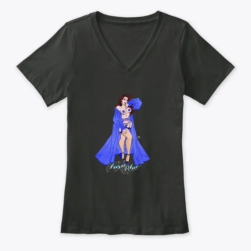 Official Trixie Blue V Neck - Gown